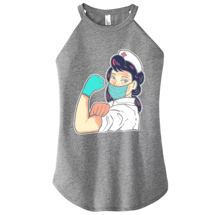 Nurse Power Nurse And Medical Practitioner Gift Women’s Perfect Tri Rocker Tank