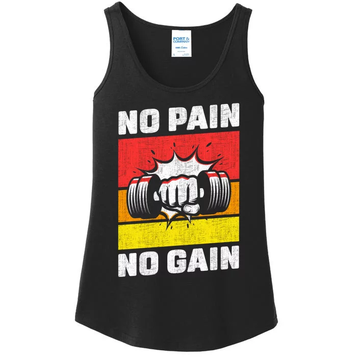 No Pain No Gain Ladies Essential Tank