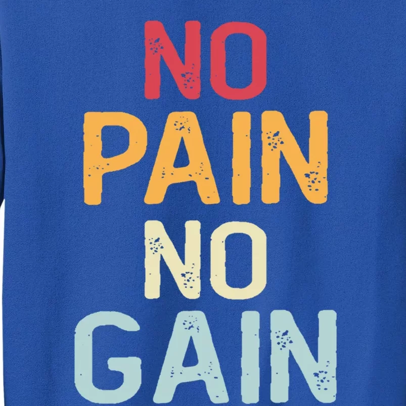 No Pain No Gain Gym Workout Fitness Training Gift Sweatshirt