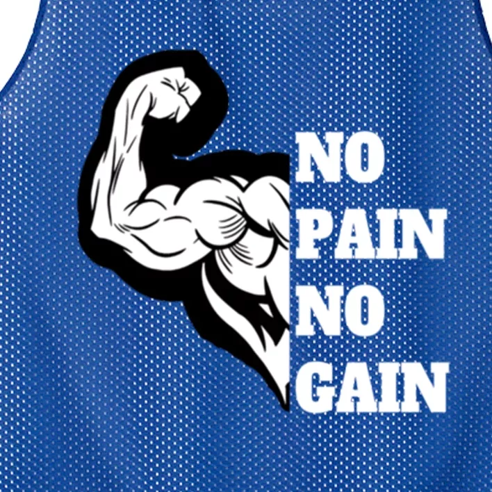 No Pain No Gain Gym Zipper Gift Hoody Hooded Cute Gift Mesh Reversible Basketball Jersey Tank