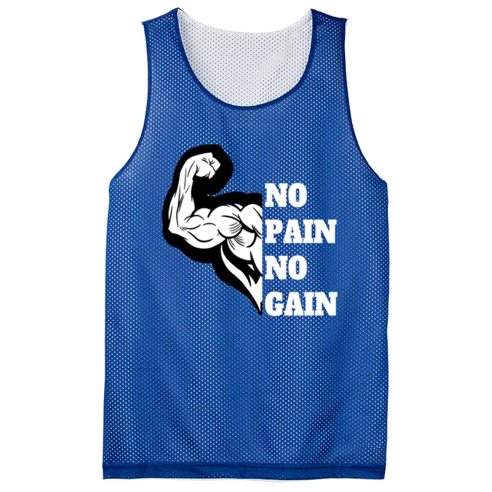 No Pain No Gain Gym Zipper Gift Hoody Hooded Cute Gift Mesh Reversible Basketball Jersey Tank