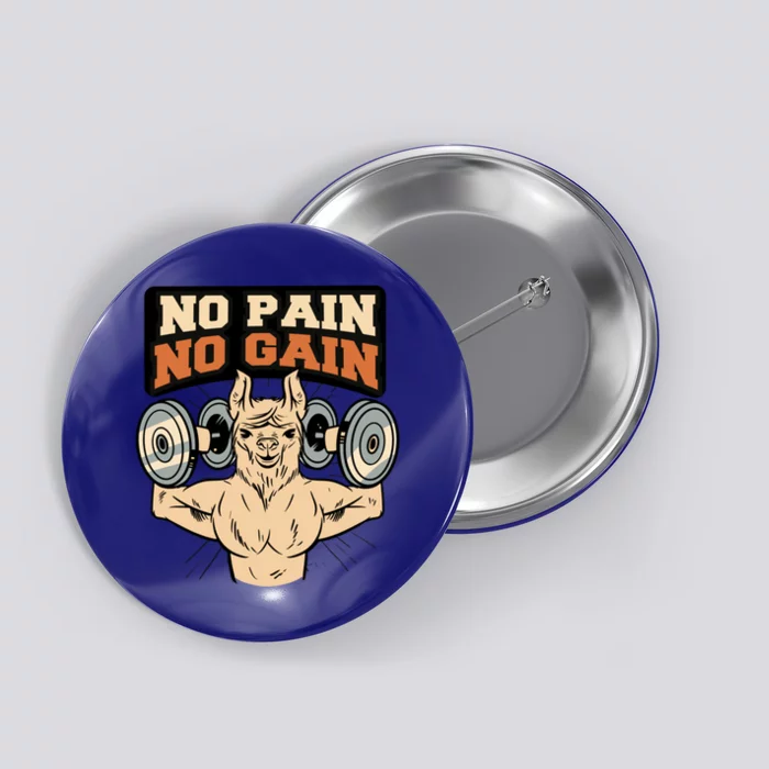 No Pain No Gain Gift Button