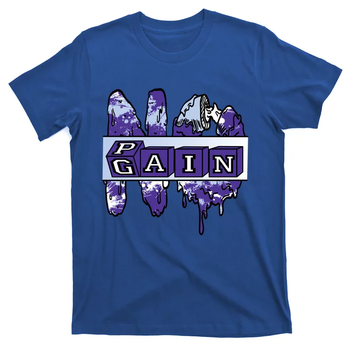 No Pain No Gain Retro Concord 5s Matching Gift T-Shirt