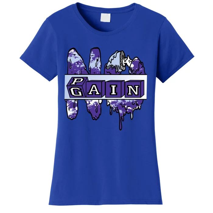 No Pain No Gain Retro Concord 5s Matching Gift Women's T-Shirt