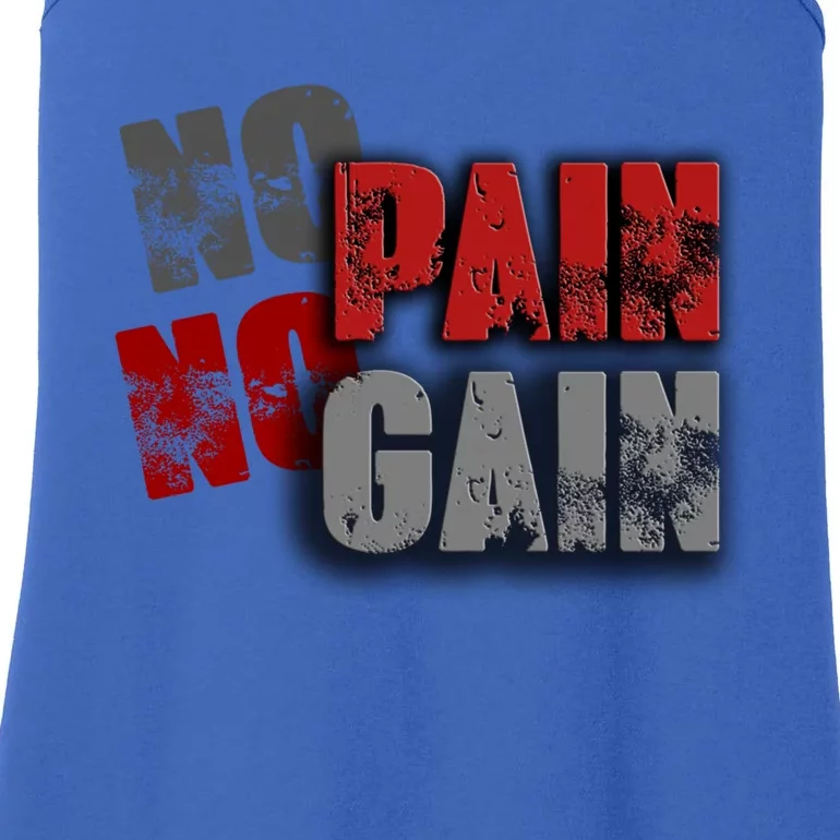 No Pain No Gain Fitness Gym Clothing Equipt Gift Ladies Essential Tank