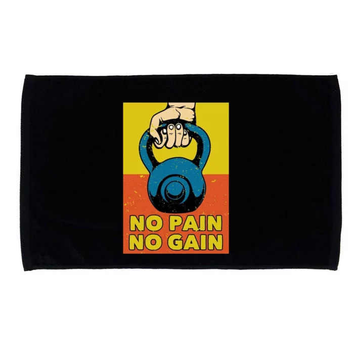 No Pain No Gain Gift Never Stop Training Gift Microfiber Hand Towel