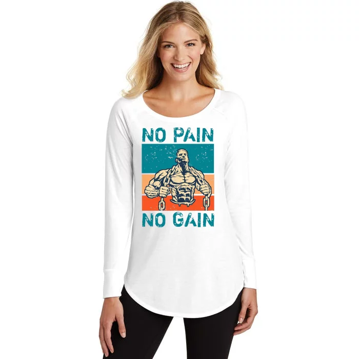 No Pain No Gain Women's Perfect Tri Tunic Long Sleeve Shirt