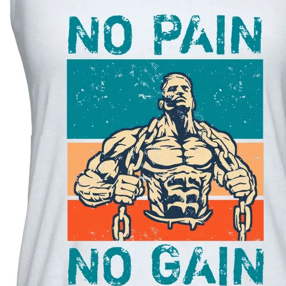 No Pain No Gain Ladies Essential Flowy Tank