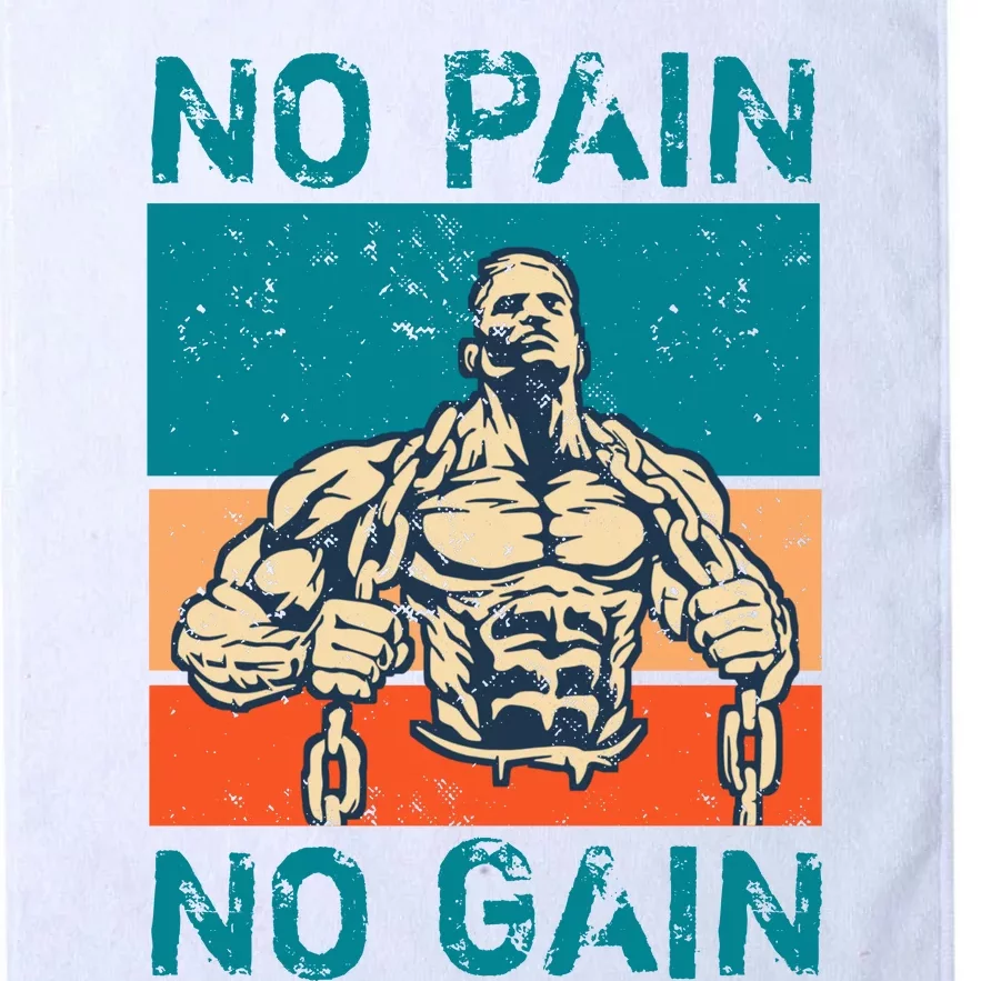 No Pain No Gain Platinum Collection Golf Towel