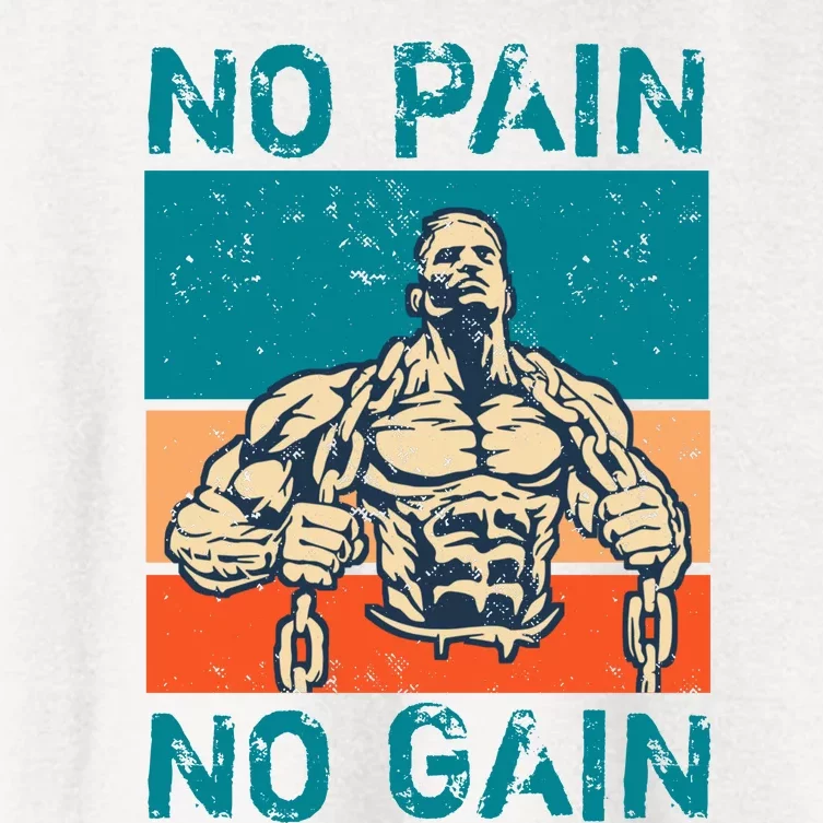 No Pain No Gain Women's Crop Top Tee