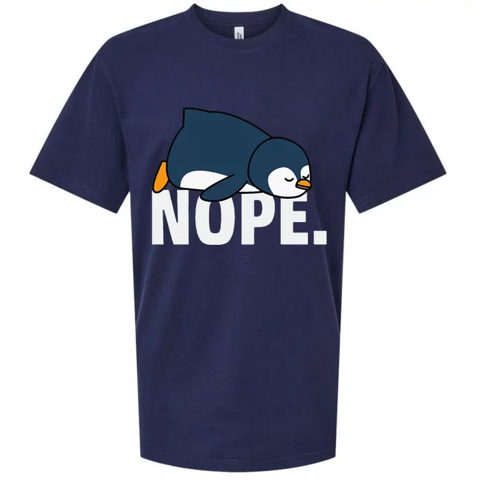 Nope Penguin Sueded Cloud Jersey T-Shirt