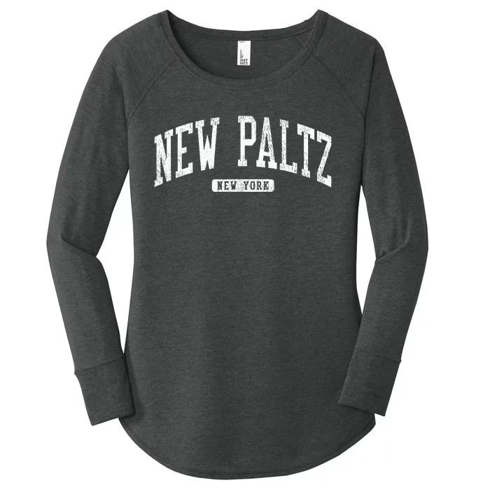 New Paltz New York Ny Js03 College University Style Women's Perfect Tri Tunic Long Sleeve Shirt