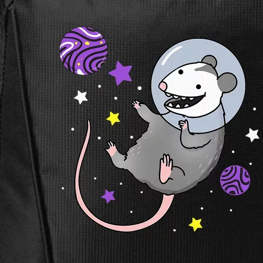 N.O.N.B.I.N.A.R.Y Pride Opossum In Space City Backpack