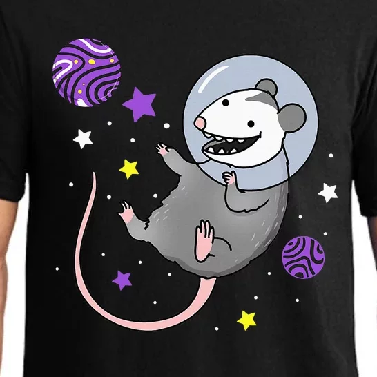 N.O.N.B.I.N.A.R.Y Pride Opossum In Space Pajama Set