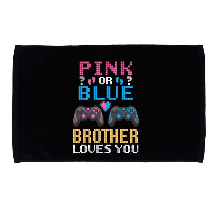 Nx6 Pink Or Blue Gender Reveal For Brother Video Game Lover Gift Microfiber Hand Towel