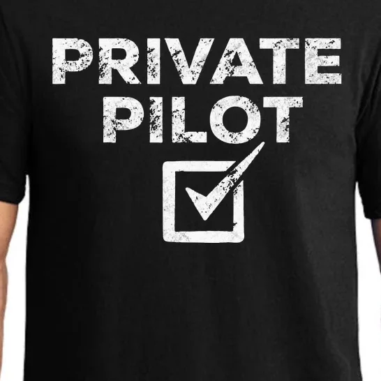 New Private Pilot Check Gift Pajama Set