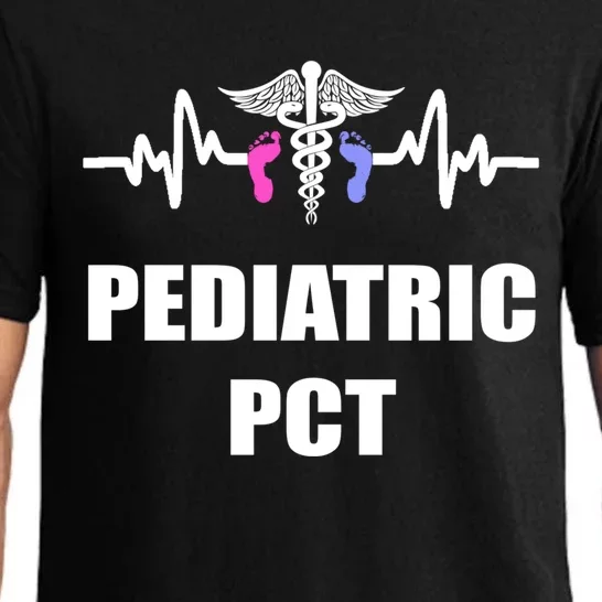 Nicu Pediatric Patient Care Technician Pct Feet Design Meaningful Gift Pajama Set