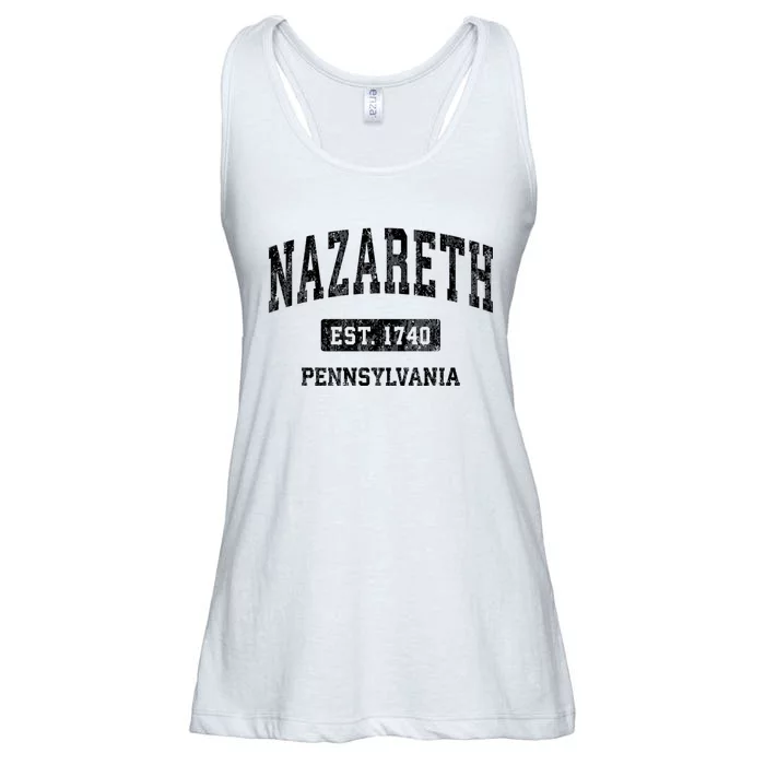 Nazareth Pennsylvania Pa Vintage Established Athletic Sports Design Ladies Essential Flowy Tank