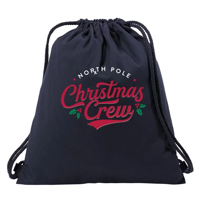 North Pole Pharmacy Christmas Crew Pharmacy Tech Squad Xmas Cute Gift Drawstring Bag