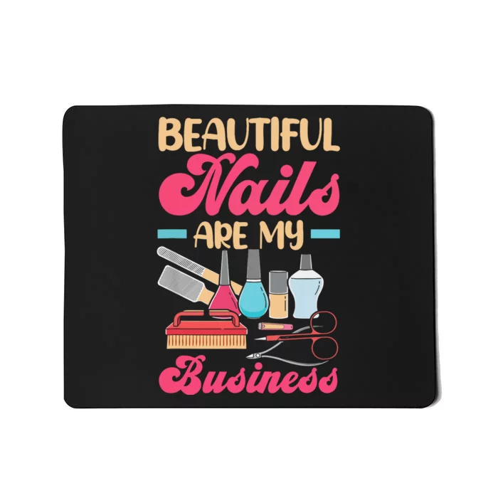 Nail Polish Pedicurist Manicurist For Nail Artists Nail Tech Mousepad