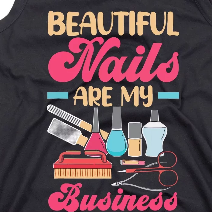 Nail Polish Pedicurist Manicurist For Nail Artists Nail Tech Tank Top