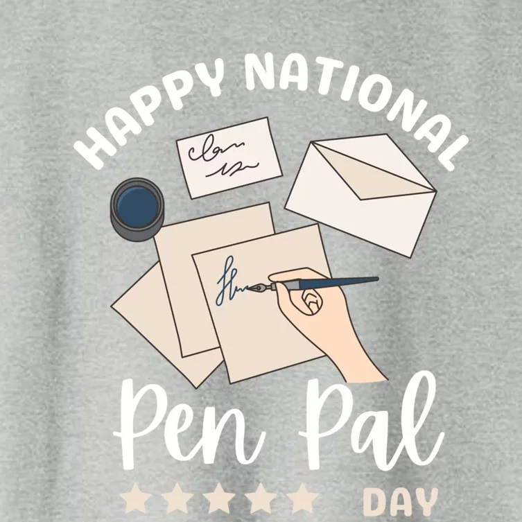 National Pen Pal Day Gift Women's Crop Top Tee