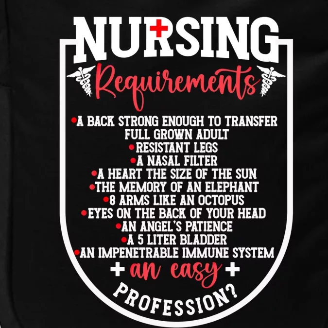 Nursing Profession Requirets Nurse Medical Student Gift Impact Tech Backpack