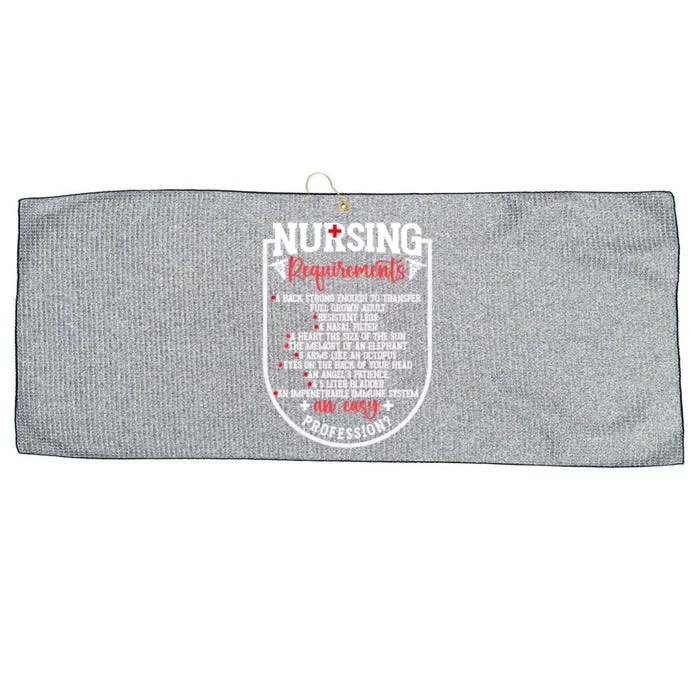 Nursing Profession Requirets Nurse Medical Student Gift Large Microfiber Waffle Golf Towel