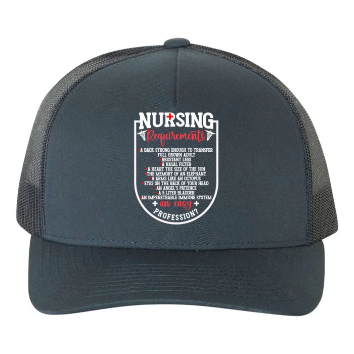 Nursing Profession Requirets Nurse Medical Student Gift Yupoong Adult 5-Panel Trucker Hat