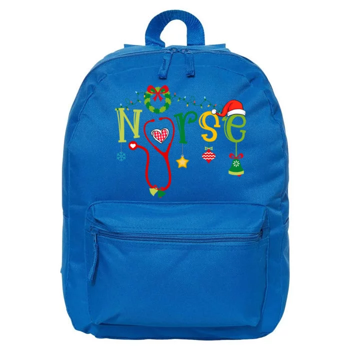 Nicu Picu Stethoscope Er Nurse Christmas Cute Gift 16 in Basic Backpack