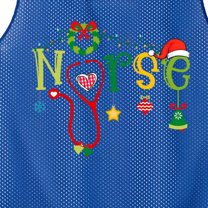 Nicu Picu Stethoscope Er Nurse Christmas Cute Gift Mesh Reversible Basketball Jersey Tank