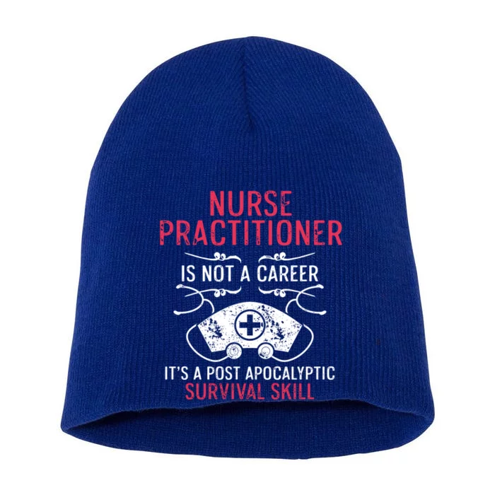 Nurse Practitioner Skill Np Nursing Aprn Rn Great Gift Short Acrylic Beanie