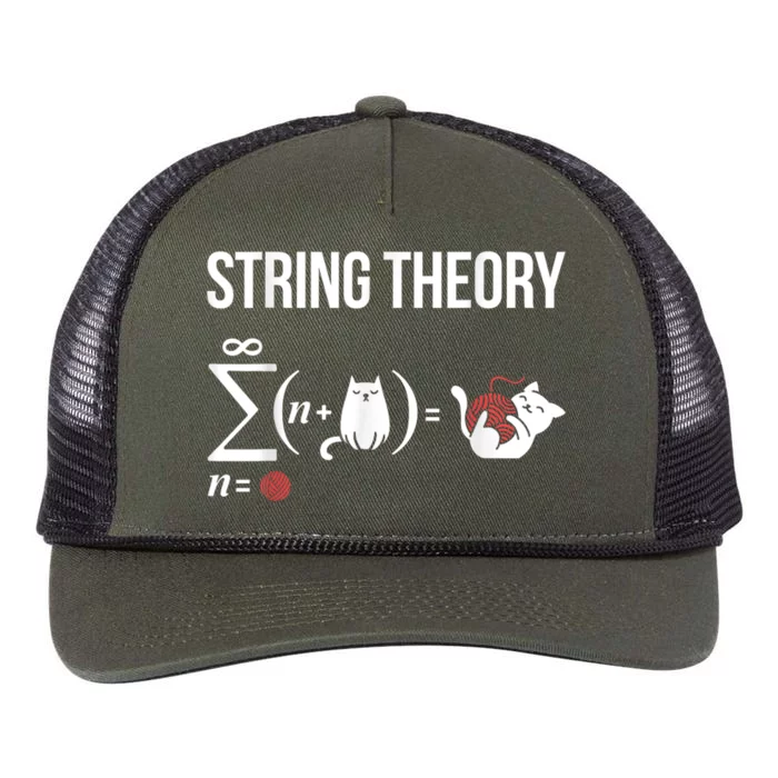 Nerd Physics Student Science Stringtheory Retro Rope Trucker Hat Cap