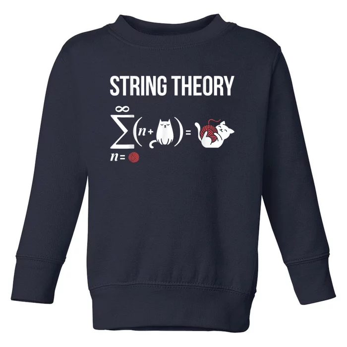 Nerd Physics Student Science Stringtheory Toddler Sweatshirt