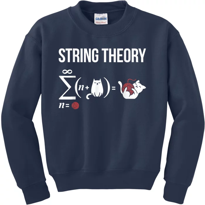 Nerd Physics Student Science Stringtheory Kids Sweatshirt