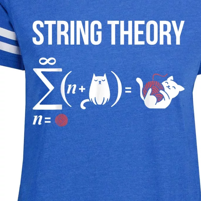 Nerd Physics Student Science Stringtheory Enza Ladies Jersey Football T-Shirt