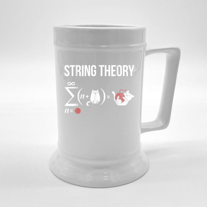 Nerd Physics Student Science Stringtheory Front & Back Beer Stein