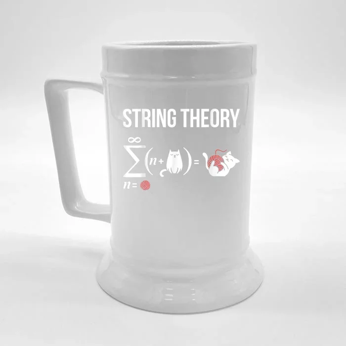 Nerd Physics Student Science Stringtheory Front & Back Beer Stein