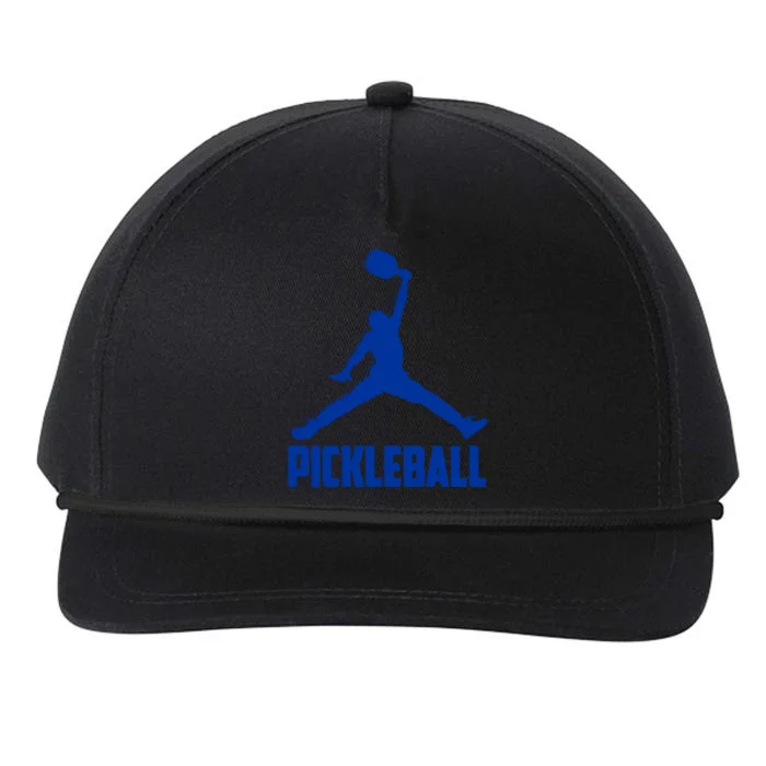 NavyBlue Pickleball Sports Logo Snapback Five-Panel Rope Hat