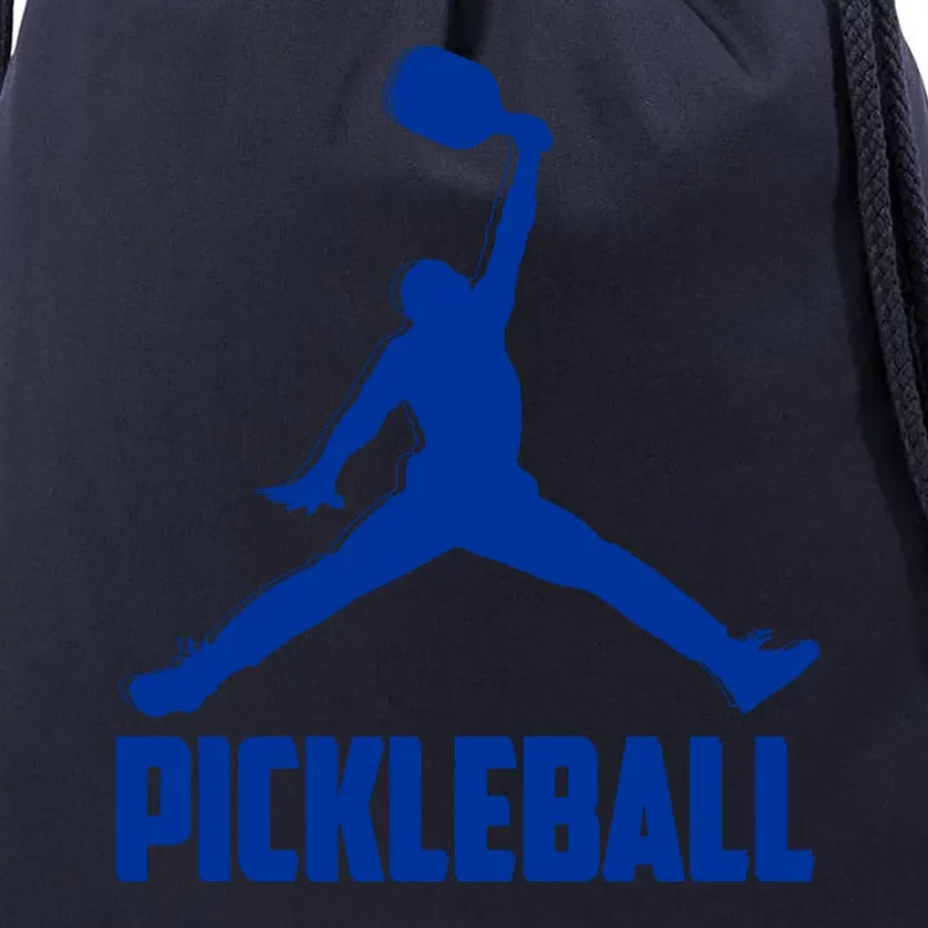 NavyBlue Pickleball Sports Logo Drawstring Bag