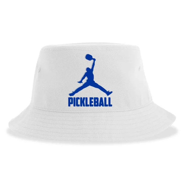 NavyBlue Pickleball Sports Logo Sustainable Bucket Hat