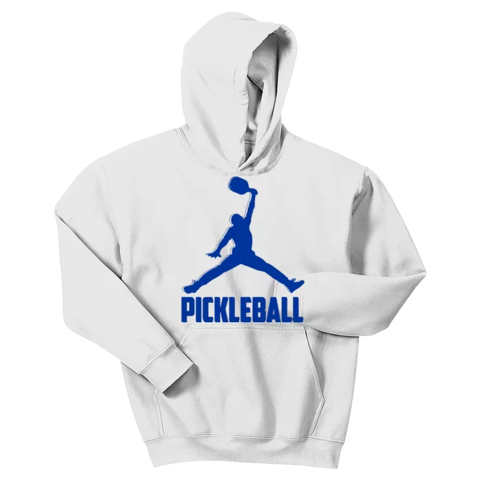 NavyBlue Pickleball Sports Logo Kids Hoodie