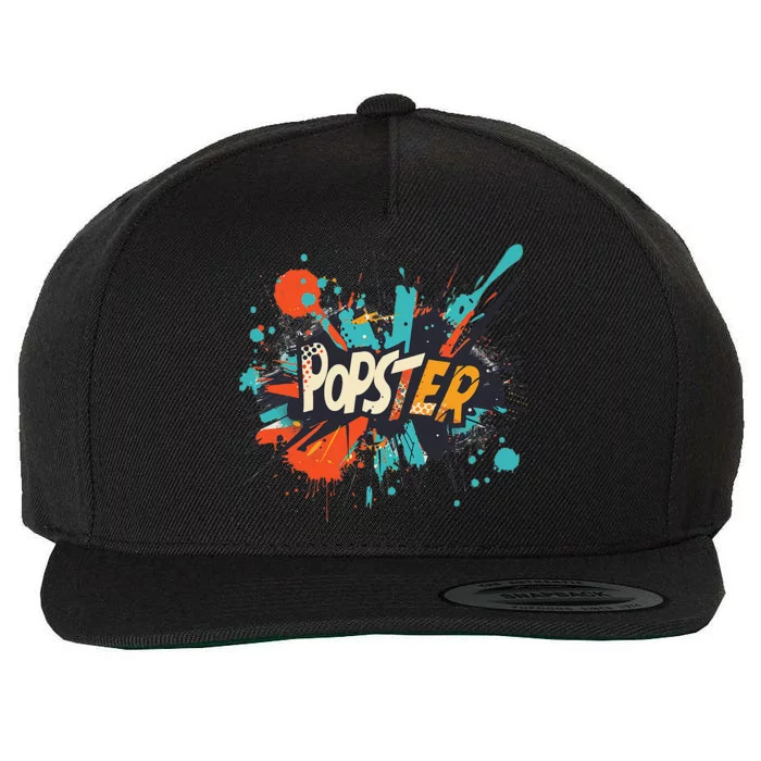 Nice Popster Statement Wool Snapback Cap