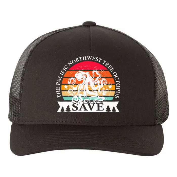 Northwest Pacific Tree Octopus The Save Yupoong Adult 5-Panel Trucker Hat