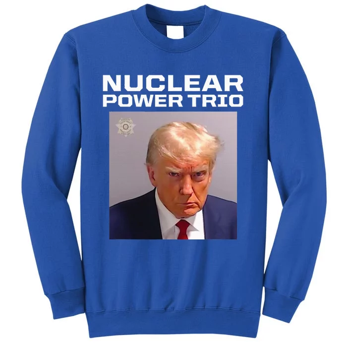 Nuclear Power Trio Criminally Great Riffs Trump Mug Shot Sweatshirt