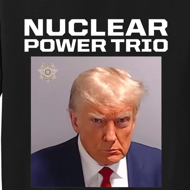 Nuclear Power Trio Criminally Great Riffs Trump Mug Shot Sweatshirt