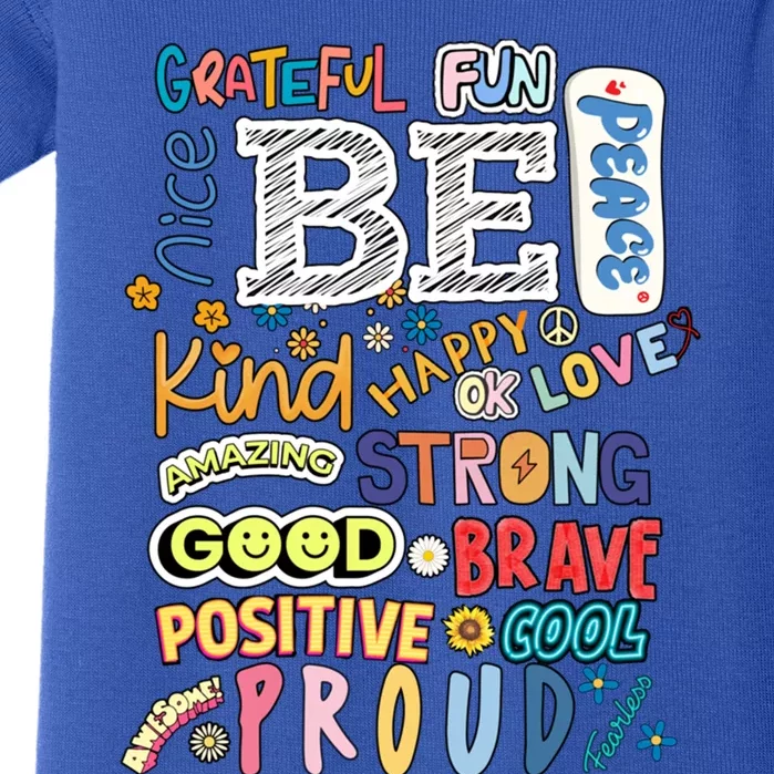 Nurse Positive Thinking Cool Gift Baby Bodysuit