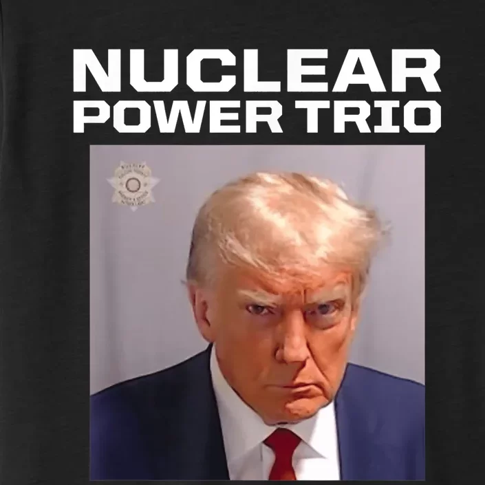 Nuclear Power Trio Criminally Great Riffs Trump Mug Shot ChromaSoft Performance T-Shirt