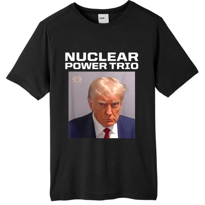 Nuclear Power Trio Criminally Great Riffs Trump Mug Shot ChromaSoft Performance T-Shirt