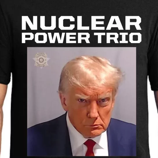 Nuclear Power Trio Criminally Great Riffs Trump Mug Shot Pajama Set